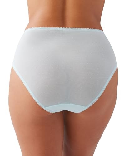 Wacoal Women's Retro Chic Brief Panty 841186 Pastel Blue X-Large