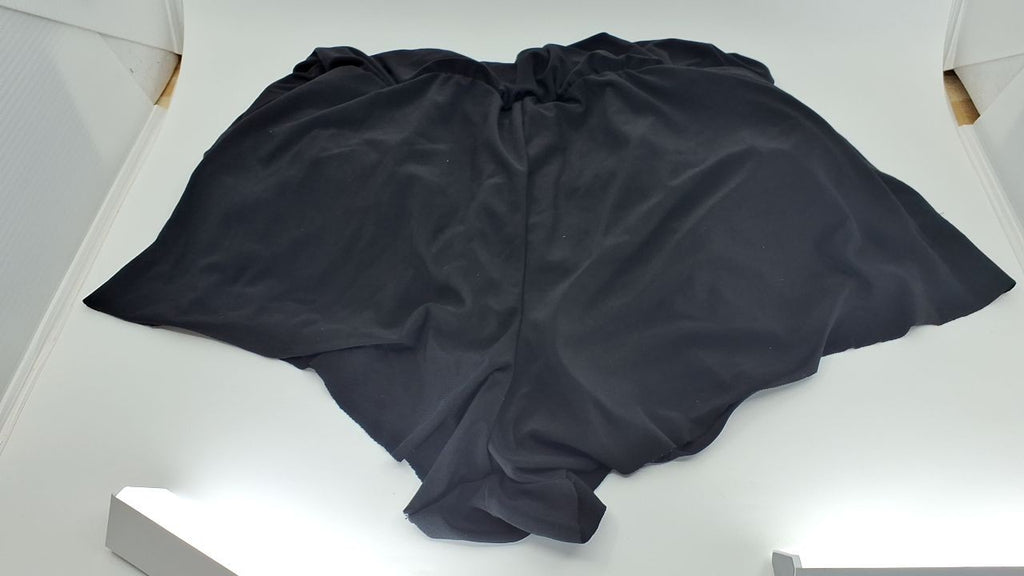 Aqua Green Women's Keyhole Blouson Swim Romper, Black, Size Large