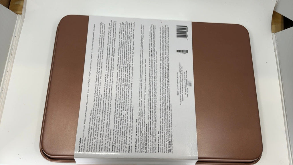 Cuisinart Baking Sheet, 17 Inch Sheet Pan for Baking, Bronze, AMB-17BSBZ