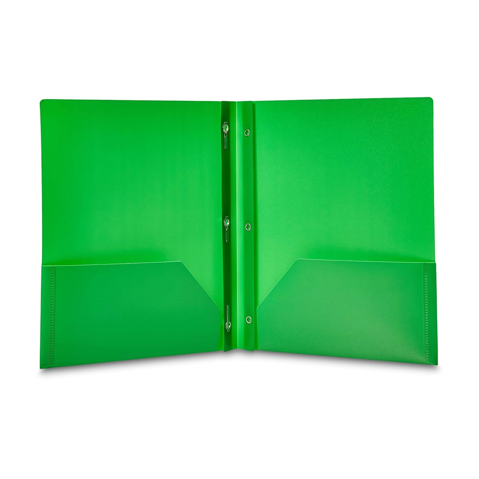 Heavy Duty Plastic Folders, 12-Pack, Letter Size, Assorted Colors
