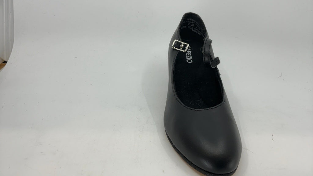 Capezio Women's Student Footlight, Black,7 M US