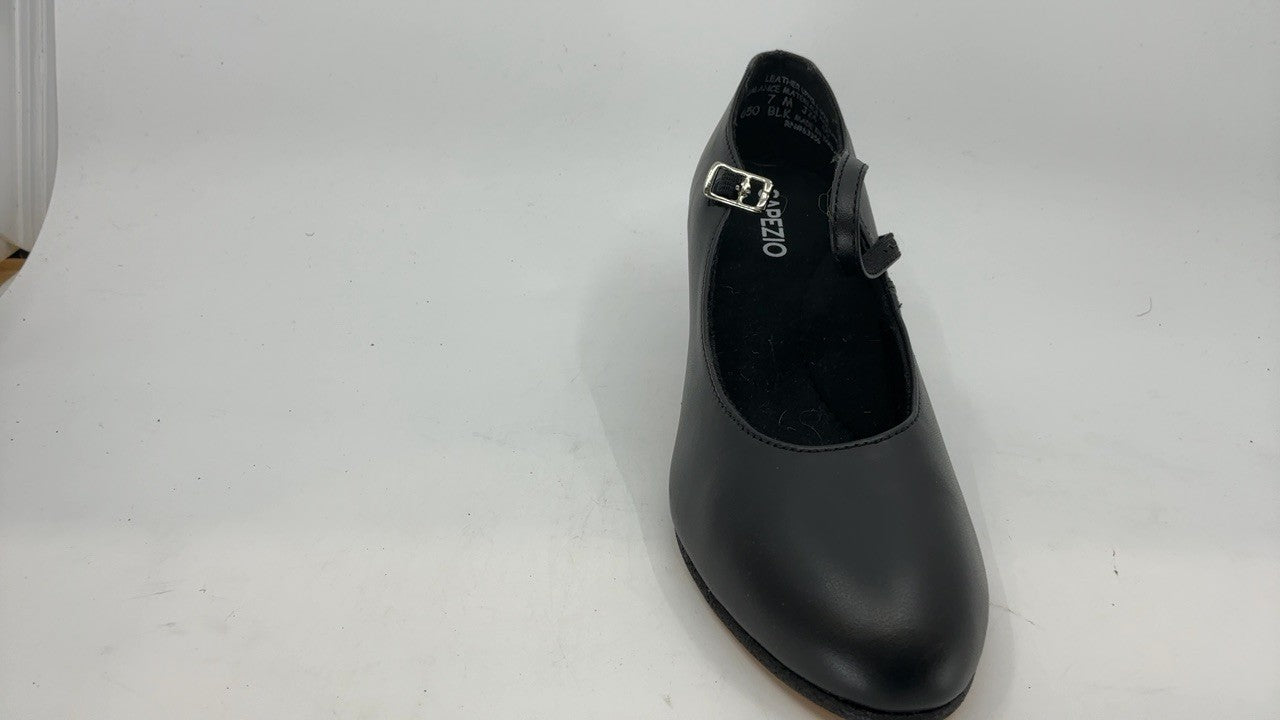 Capezio Women's Student Footlight, Black,7 M US