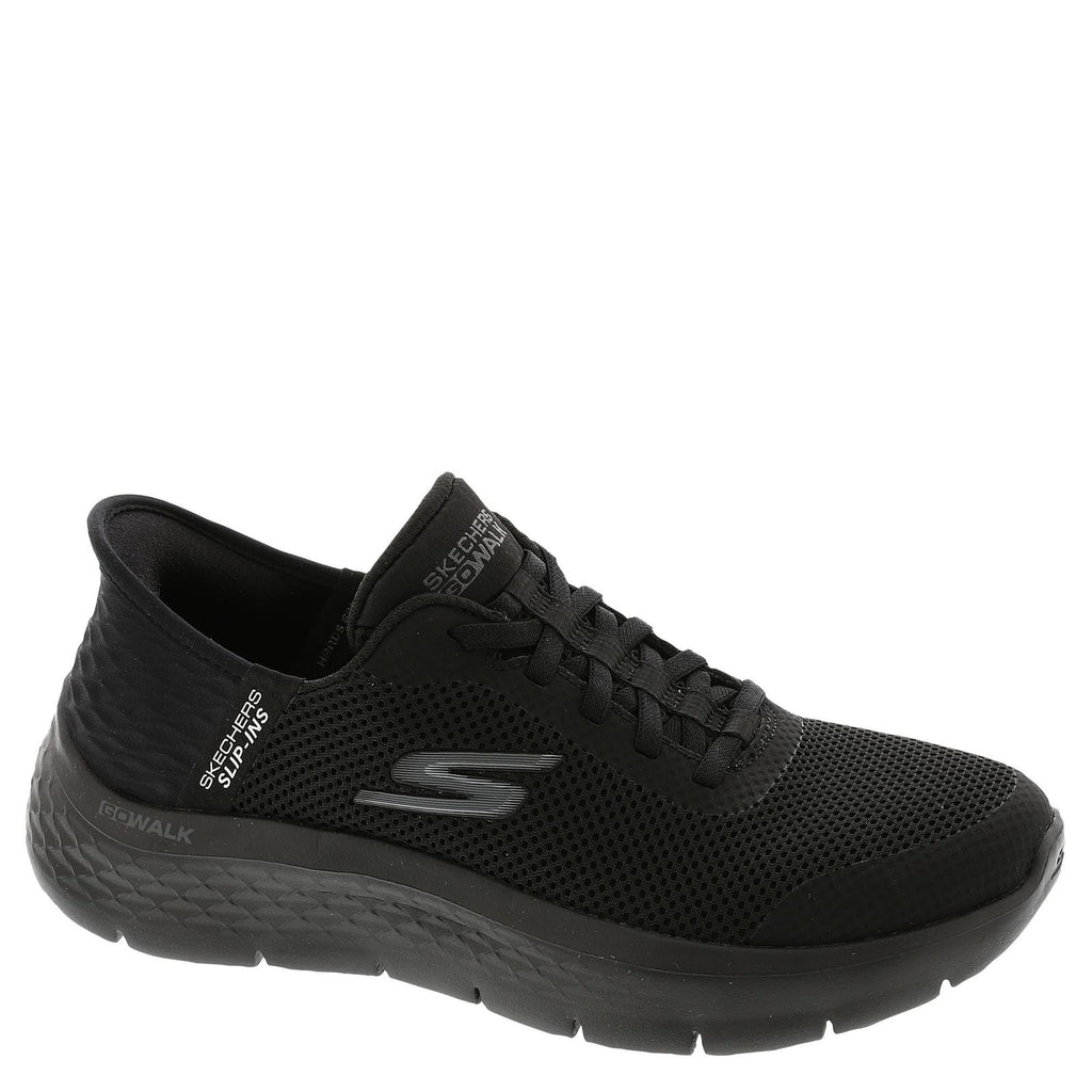 Skechers Women's Go Walk Flex Slip-Ins Black Athletic Shoes 10.5