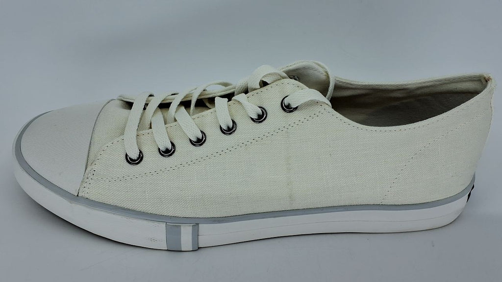 Ben Sherman Mens Hadley Lace Up Sneakers Shoes Casual - Off White - Size 11 M