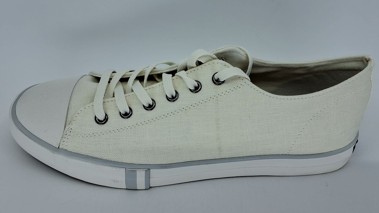 Ben Sherman Mens Hadley Lace Up Sneakers Shoes Casual - Off White - Size 11 M