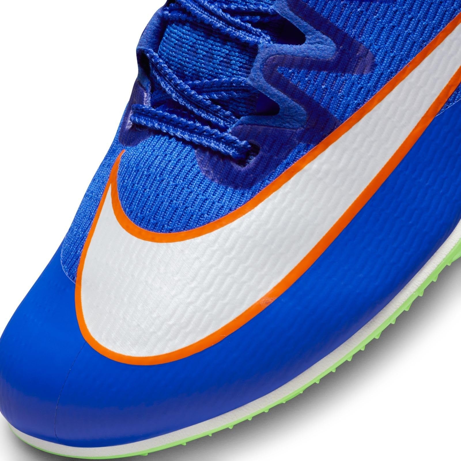 Nike Rival Sprint Spikes DC8753-401 Size 6.5 Men / 8 Women Racer Blue/Lime Blast