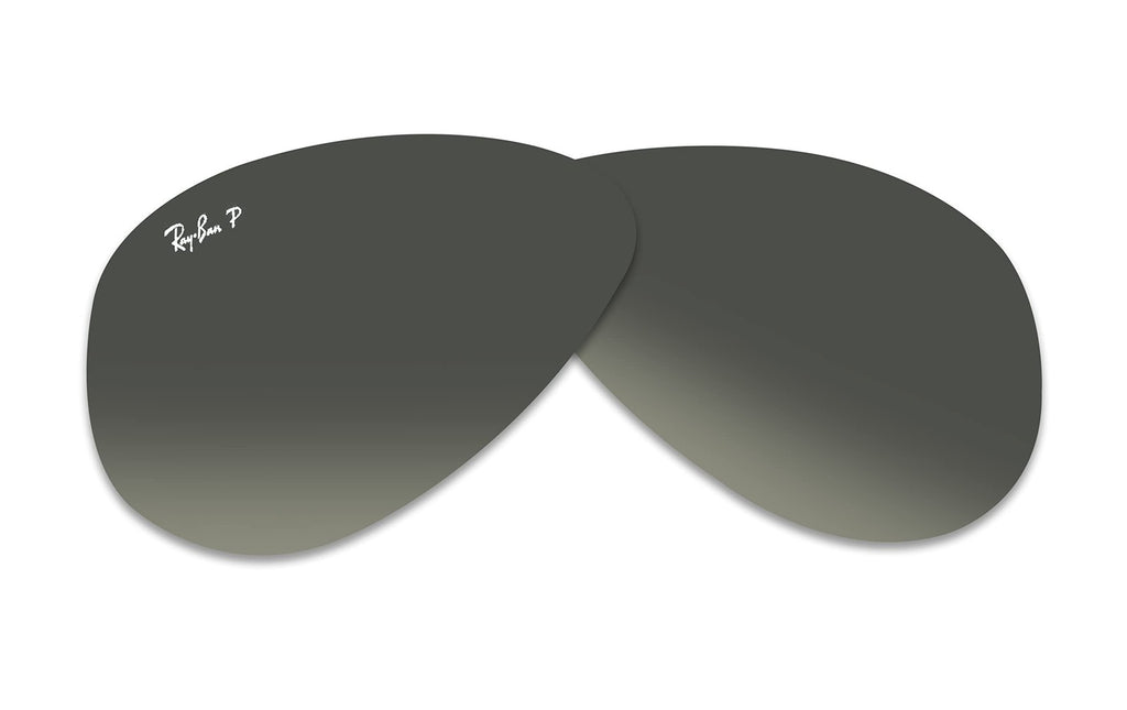 Ray-Ban RB3025 58MM Polarized Grey Mirror Silver Lenses + Accessory Kit