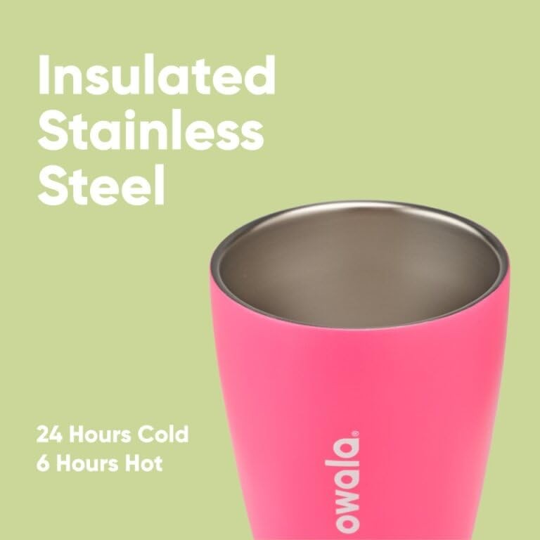 Owala SmoothSip 10 oz Insulated Tumbler, Pink Watermelon Breeze