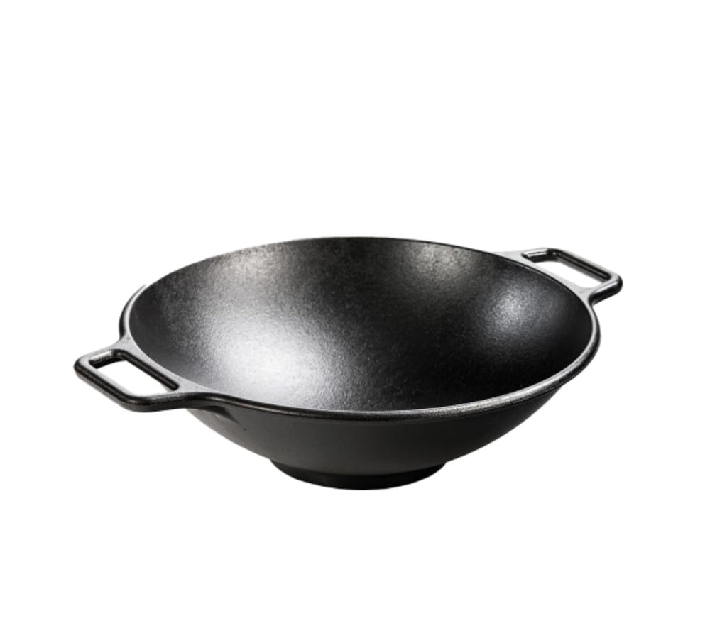 Lodge Manufacturing Company L9MW Mini Wok Cast Iron, 9", Black