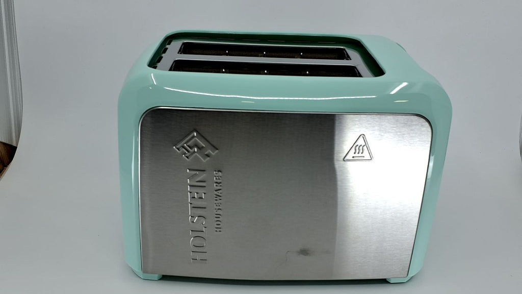 2-Slice Toaster Mint Stainless Steel, 7 Browning Settings, Extra-Wide Slots