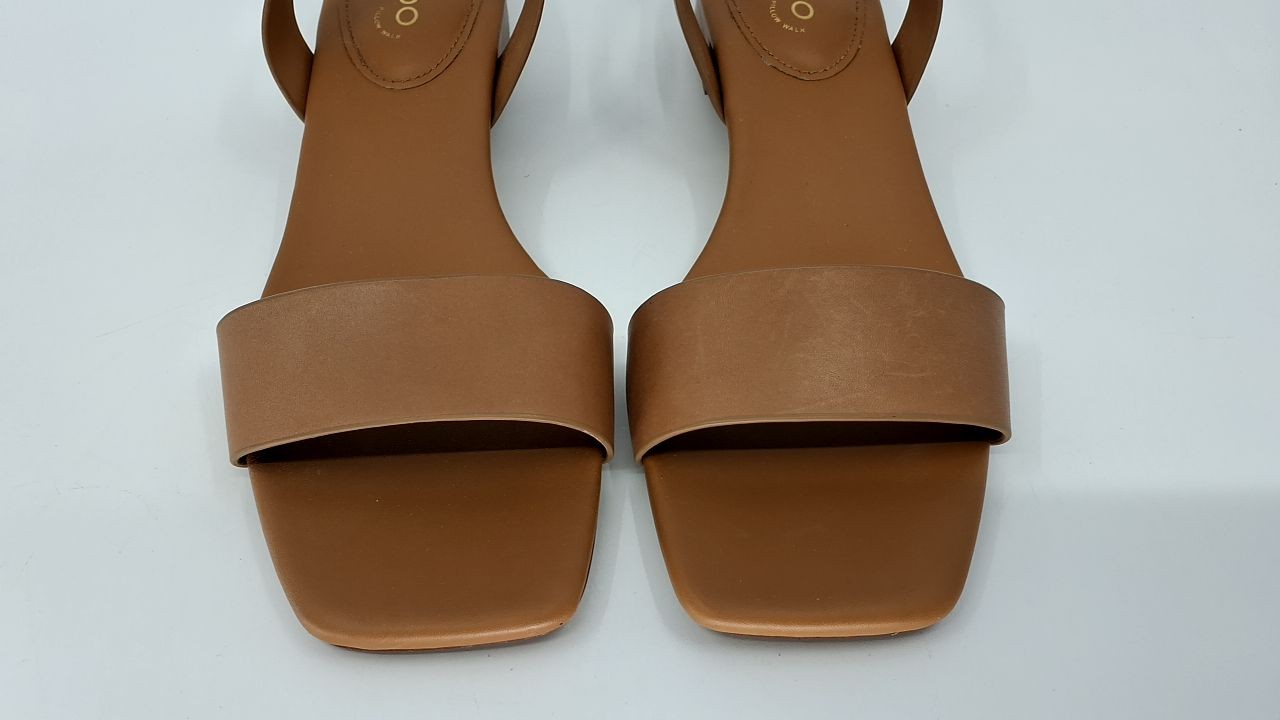 ALDO Women's Dorenna Heeled Sandal, Dark Beige, 8