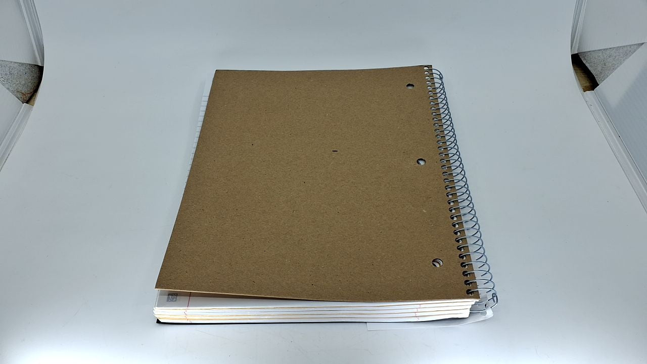 Five Star 5 Subject Spiral Notebook, 200 Sheets, Black, 8.5x11 in