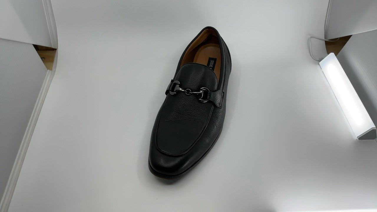 Steve Madden Men's JAYSHAN Loafer, Black, 11