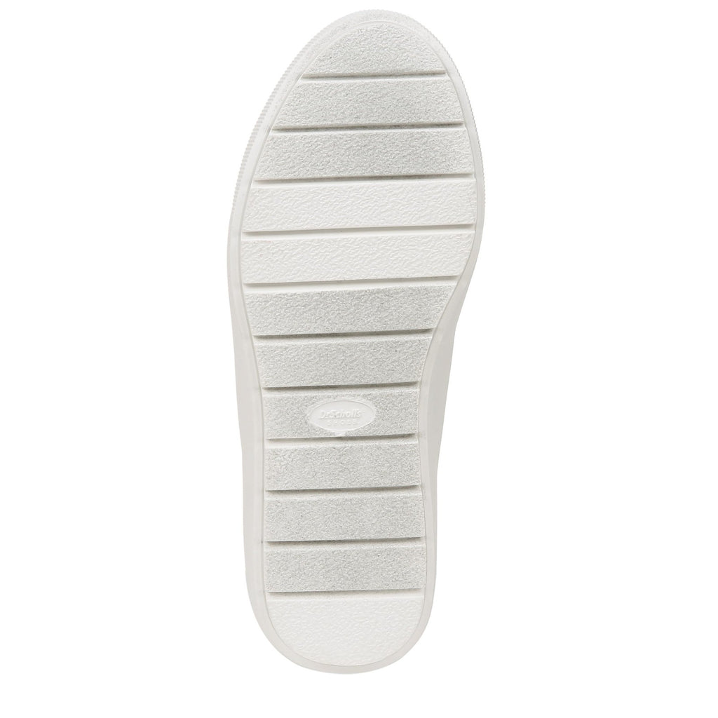 Dr. Scholl's Shoes Women's Time Off Go Sneaker, White Smooth, 8.5