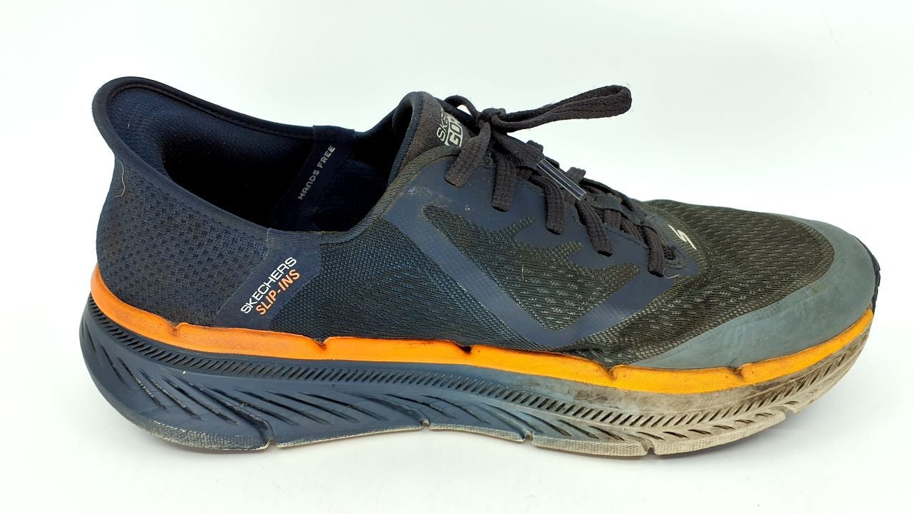 Skechers Max Cushioning Premier 2.0 Slip-Ins Sneaker Navy/Orange 11.5