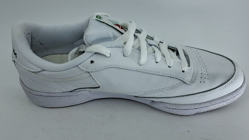 Reebok Classics Men's Club C 85 Walking Shoe, white/green, 8.5 M US