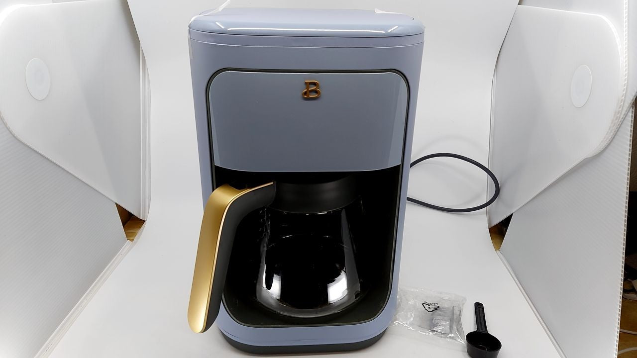 Cornflower Blue 14-Cup Programmable Coffee Maker w/ Touch Display