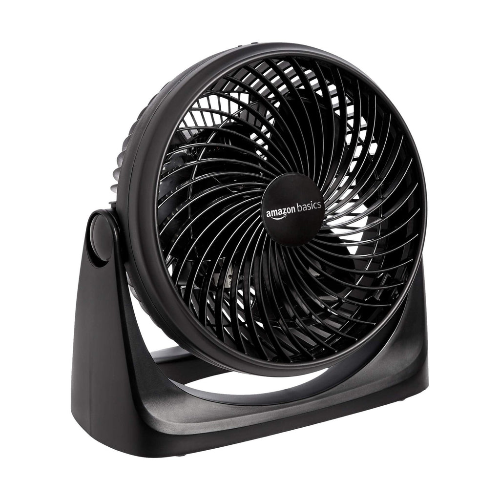 Amazon Basics 3-Speed Air Circulator Fan, Black, 11.1x6.3x10.9 in
