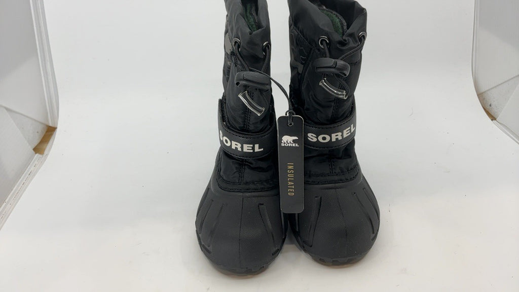 SOREL Children's Flurry Boot - Black, Quarry - 8