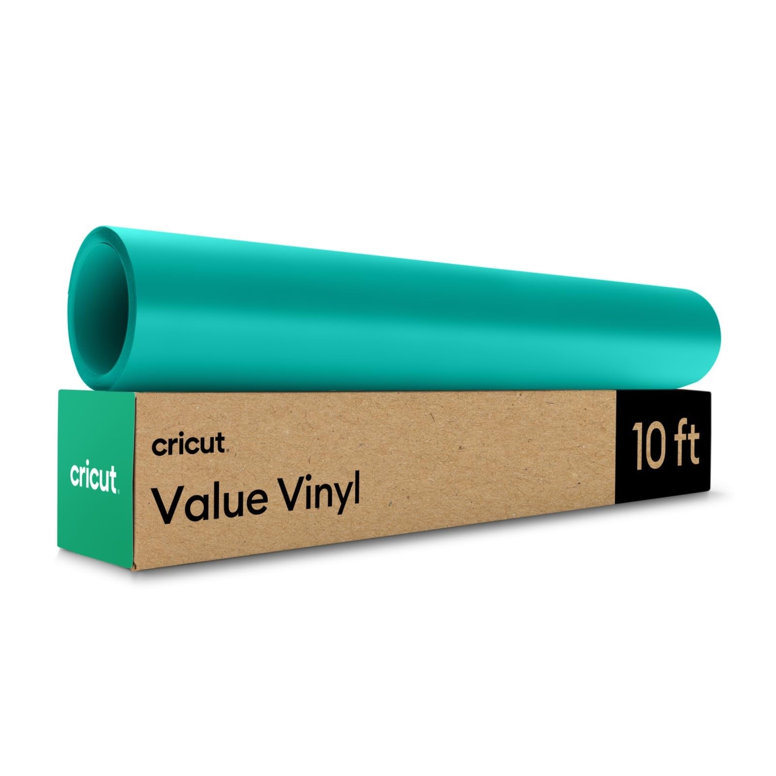 Cricut Value Permanent Vinyl, Matte Teal (12in x 10ft Roll)
