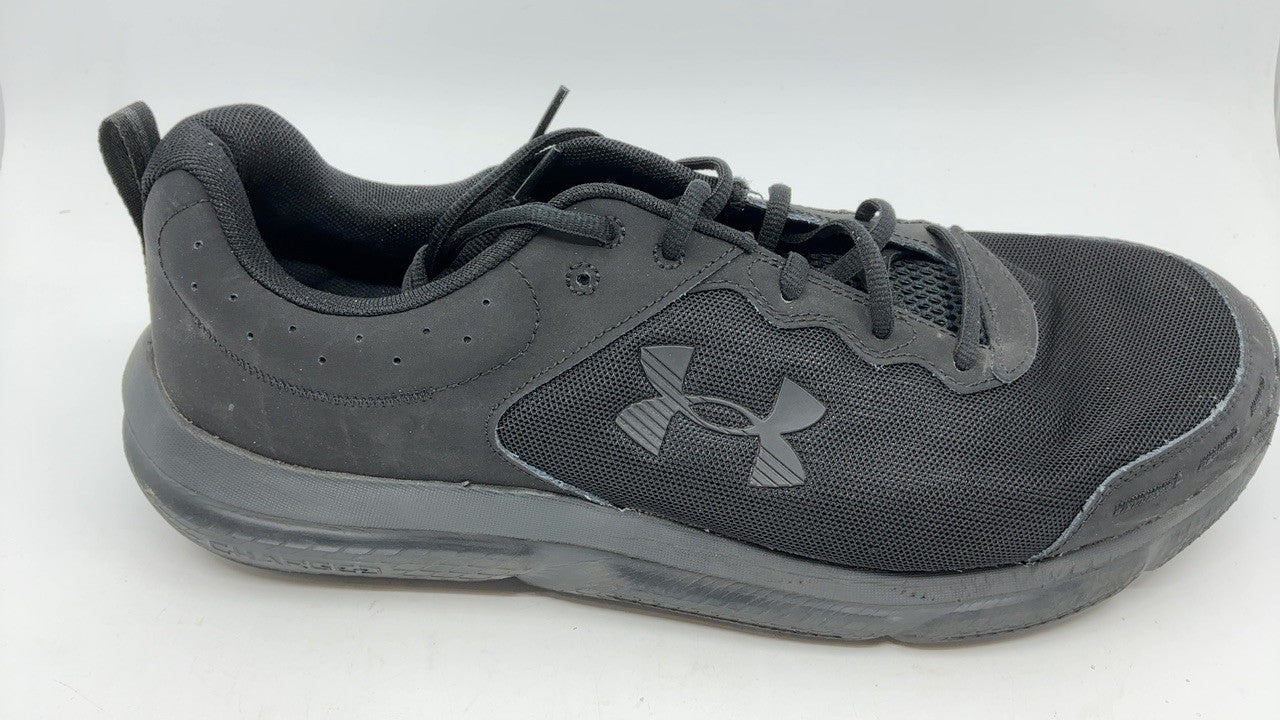 Under Armour Men's Charged Assert 10, (002) Black/Black/Black, 15, US