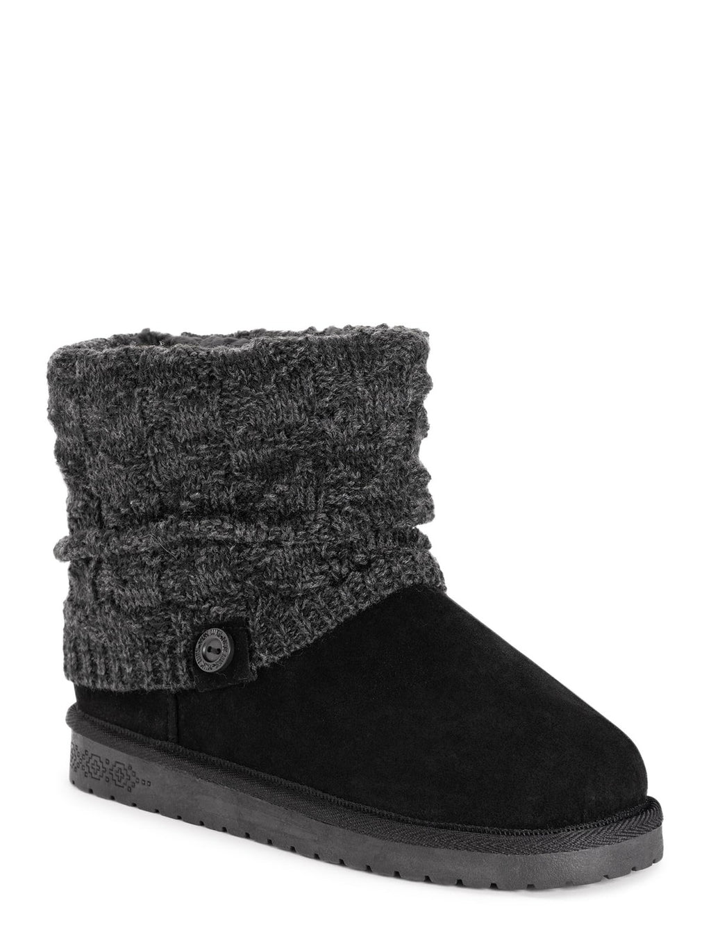 MUK LUKS Women's Laurel, Black, 9