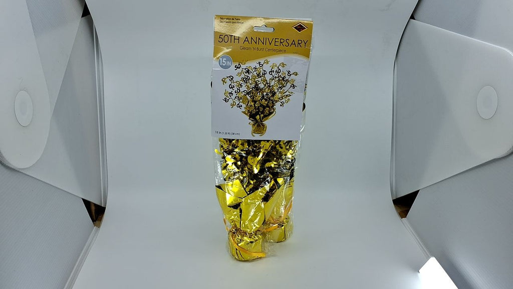 50 Gleam 'N Burst Gold Centerpiece Pack of 2