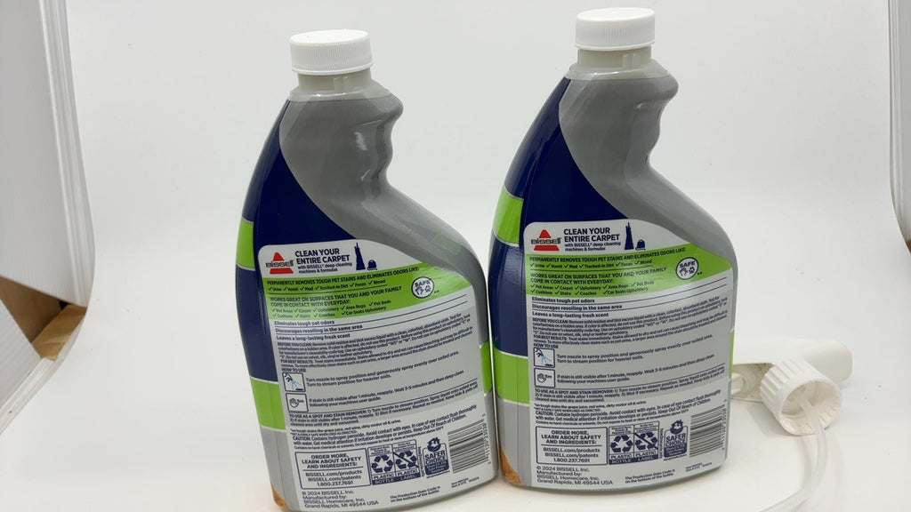 BISSELL PET PRO OXY Stain Cleaner, 22 oz, 2 Pack for Carpet & Upholstery