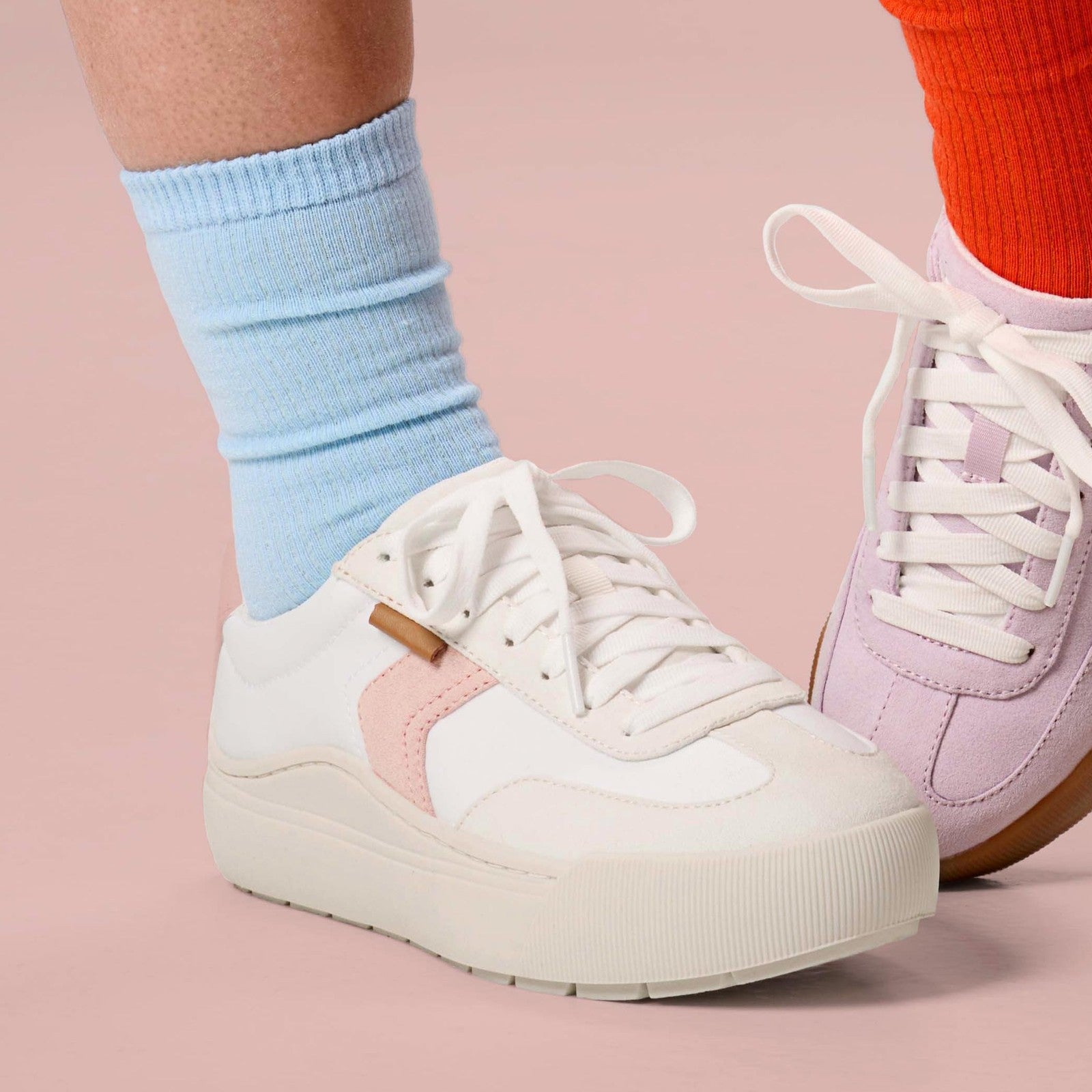 Dr. Scholl's Womens Time Off Win Sneaker White/Tofu Fabric 8.5 M