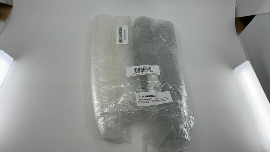 1 Oz Clear Plastic Portion Cups w/ Lids - 200 Sets, Meal Prep, Souffle