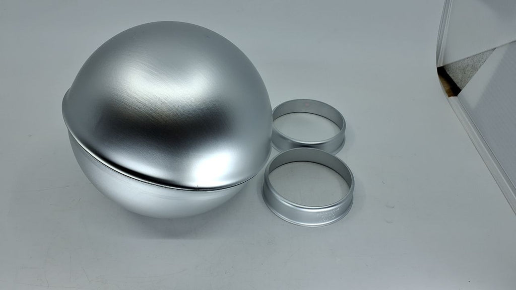 Aluminum 3D Sports Ball Cake Pan Set, 6 In, Rust-Resistant, 2 Pans