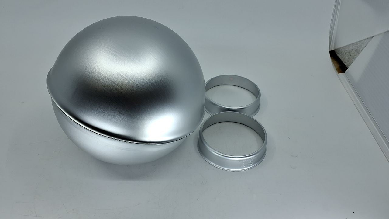 Aluminum 3D Sports Ball Cake Pan Set, 6 In, Rust-Resistant, 2 Pans