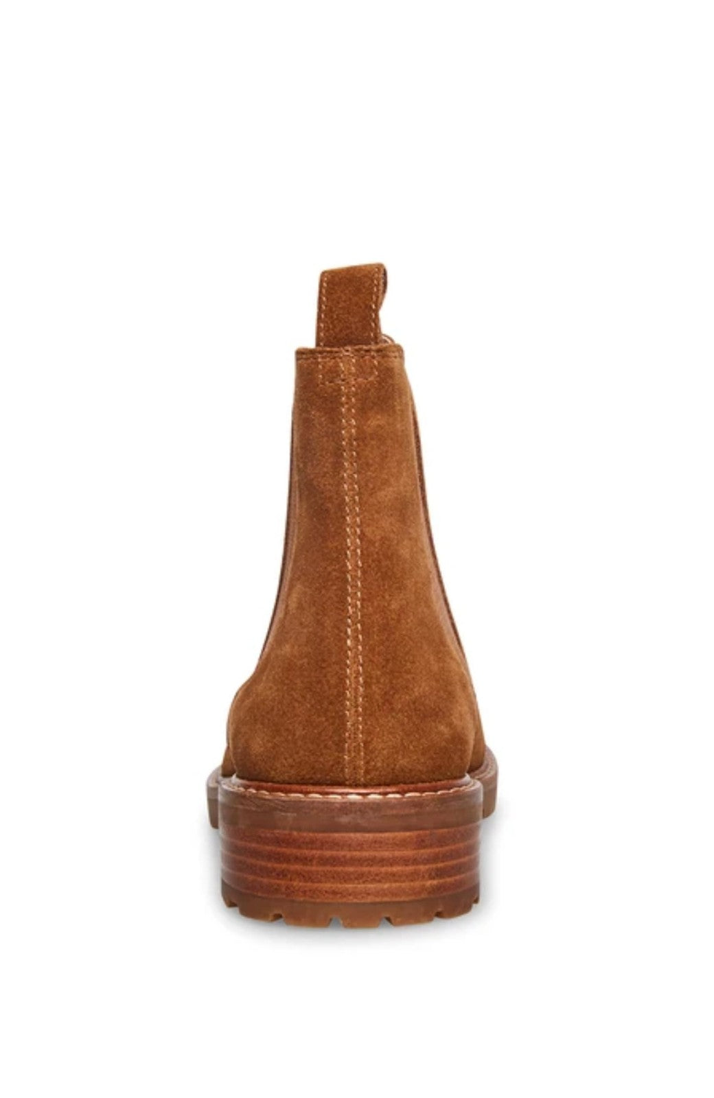 Steve Madden womens Chelsea Boot, Chestnut Suede, 10 US