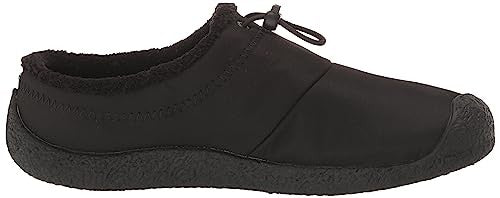 KEEN Women's Howser 3 Slide Comfy Durable Slippers, Black Smooth Nylon, 10.5
