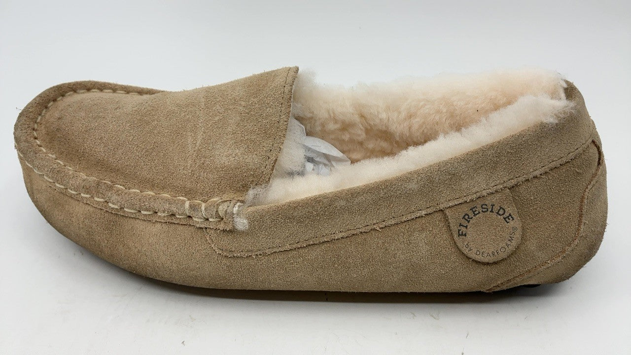 10W Fireside Mel Shearling Slipper for Women, Indoor/Outdoor, Chestnut