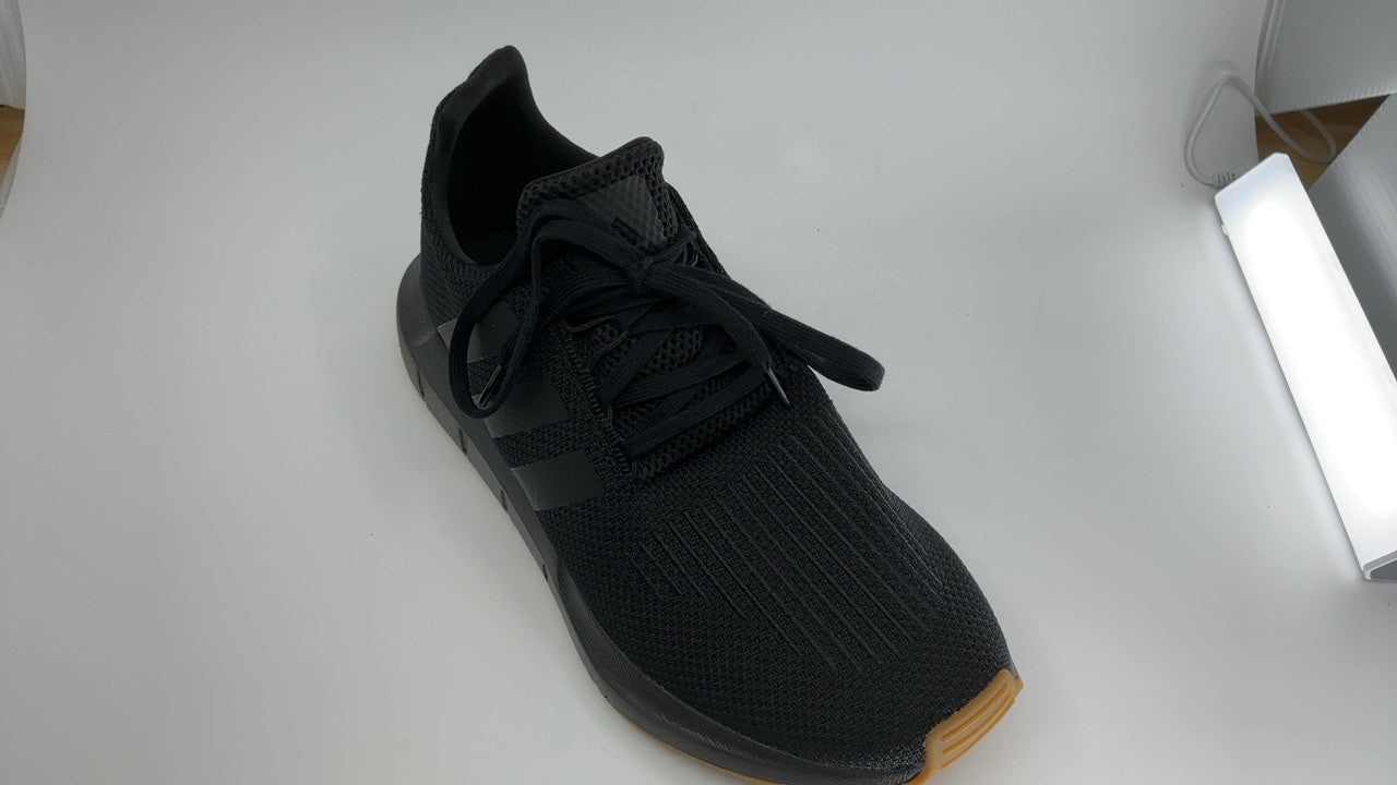 adidas mens Swift Run Core Black/Core Black/Core Black 9.5
