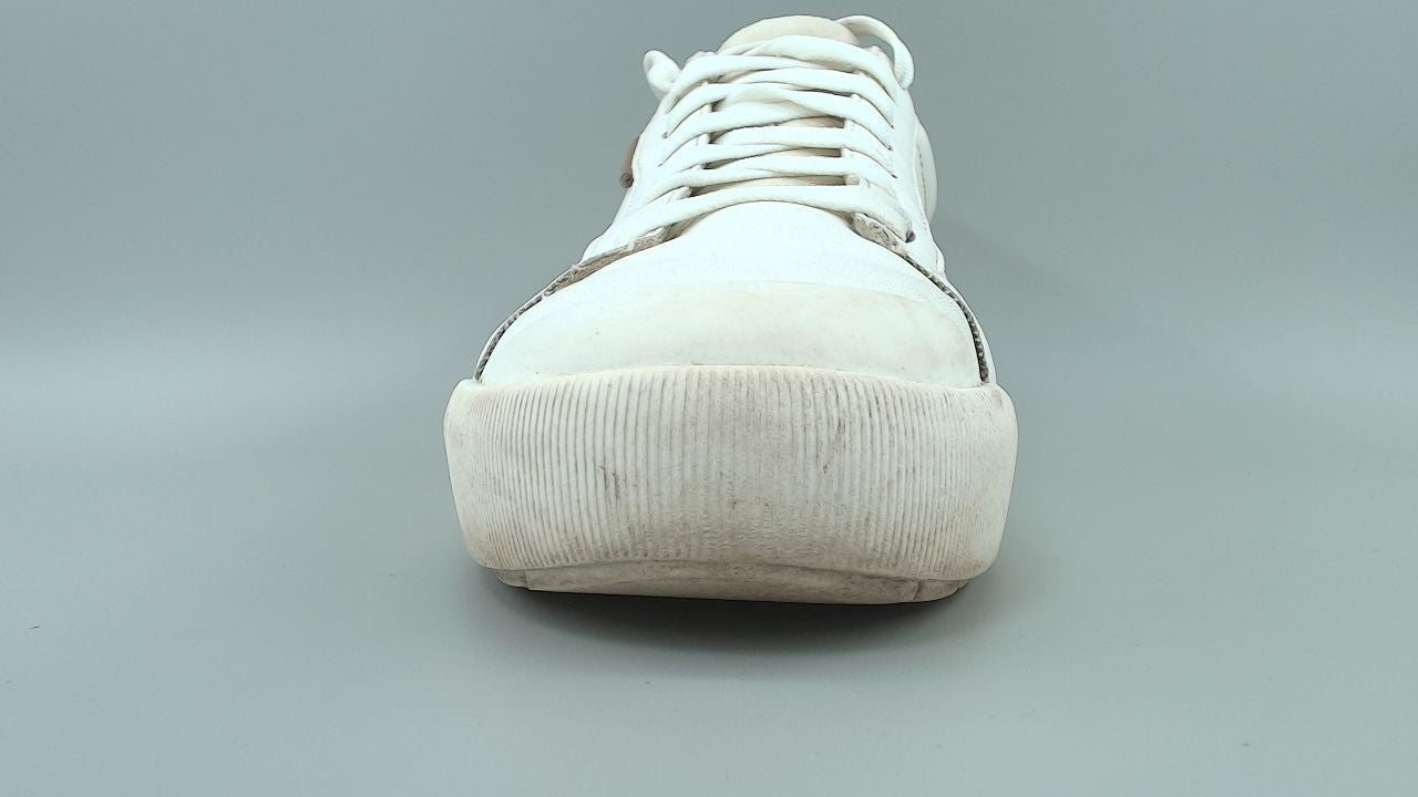 Dr. Scholl's Womens Time Off Sneaker White Smooth 9M