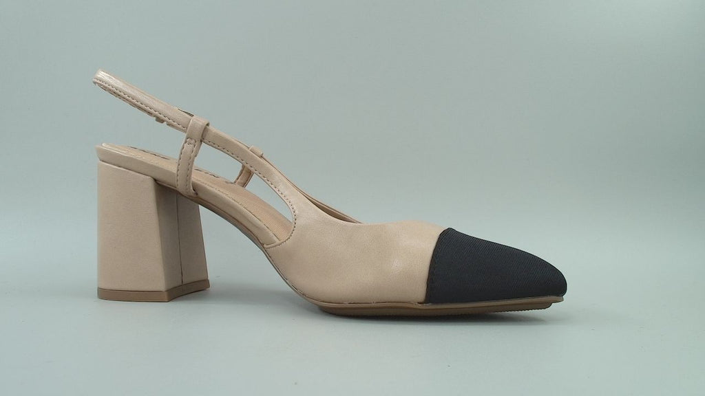 Anne Klein Womens Brooklyn Pump, Nude Black, 7.5