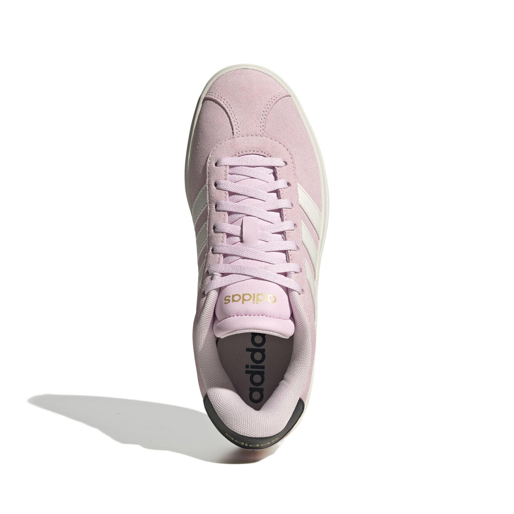 adidas Women's VL Court Bold, Clear Pink/White/Black, 6.5