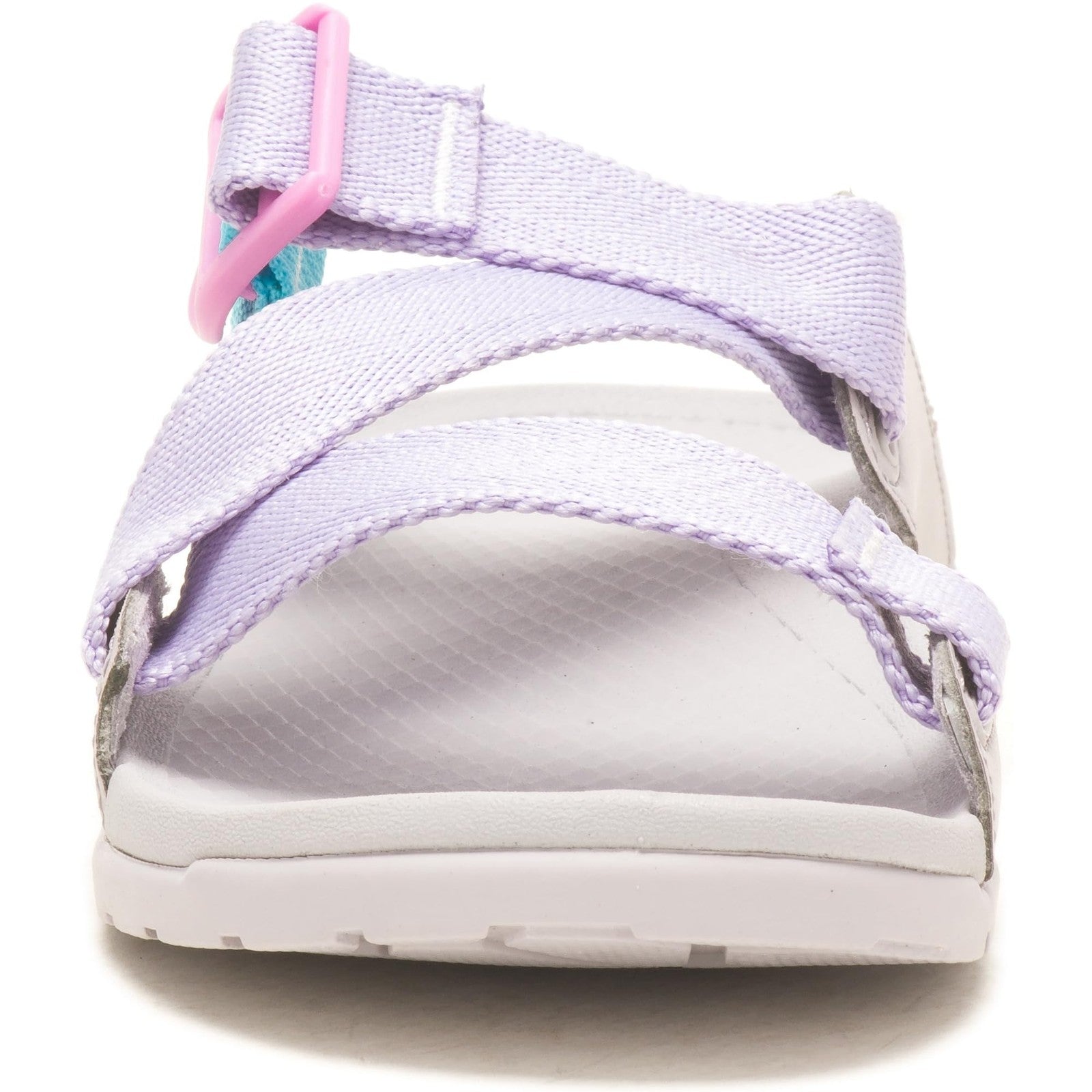 Chaco Women's Lowdown Slide Sandal, Purple Rose Aqua, 9