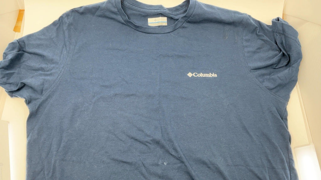 Columbia Mens Thistletown Hills Tee, Collegiate Navy Heather, Small