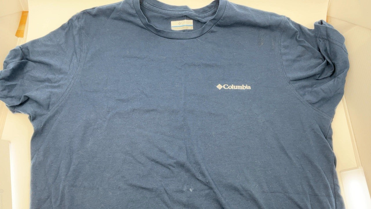 Columbia Mens Thistletown Hills Tee, Collegiate Navy Heather, Small