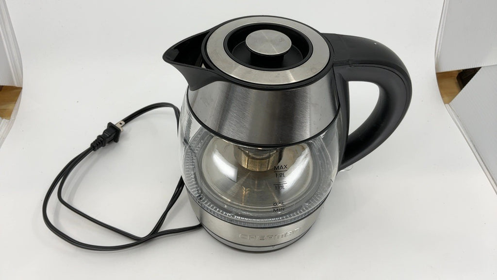 1.2L Cordless Electric Kettle, Chefman, LED Light, Boil-Dry Protection