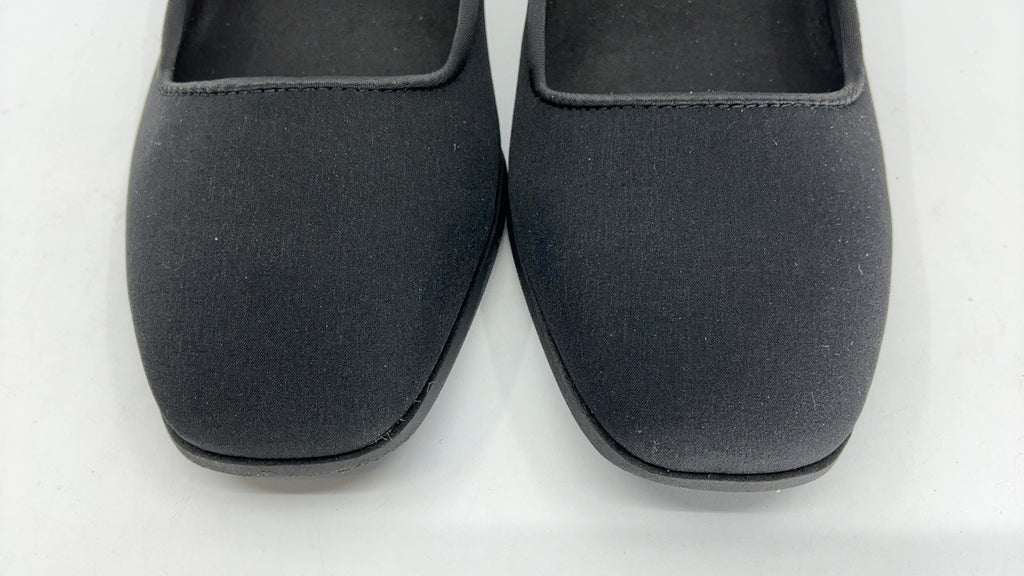 Aerosoles Casta Mid Heeled Pump, Black Stretch, 7.5M
