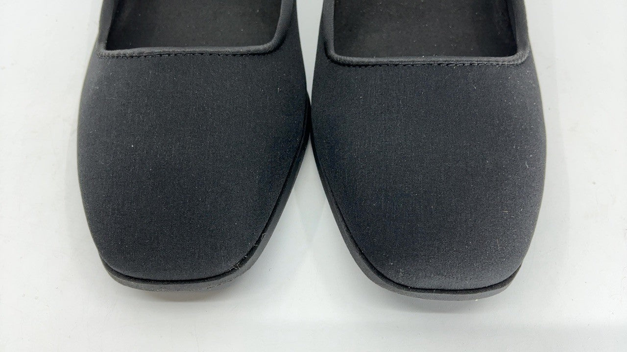 Aerosoles Casta Mid Heeled Pump, Black Stretch, 7.5M