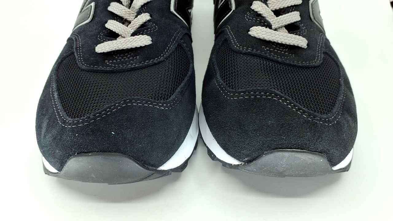 New Balance Men's 574 Core Sneaker, Black/White, 10.5M US