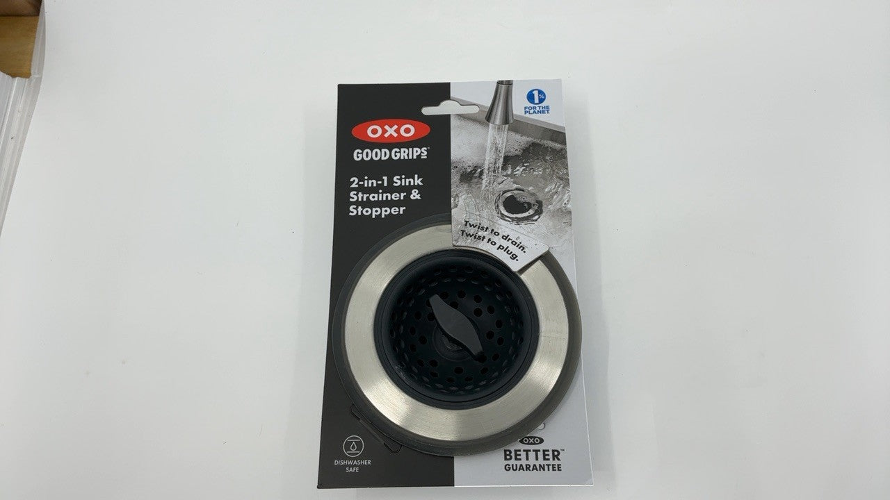 OXO Good Grips 2-in-1 Sink Strainer Stopper