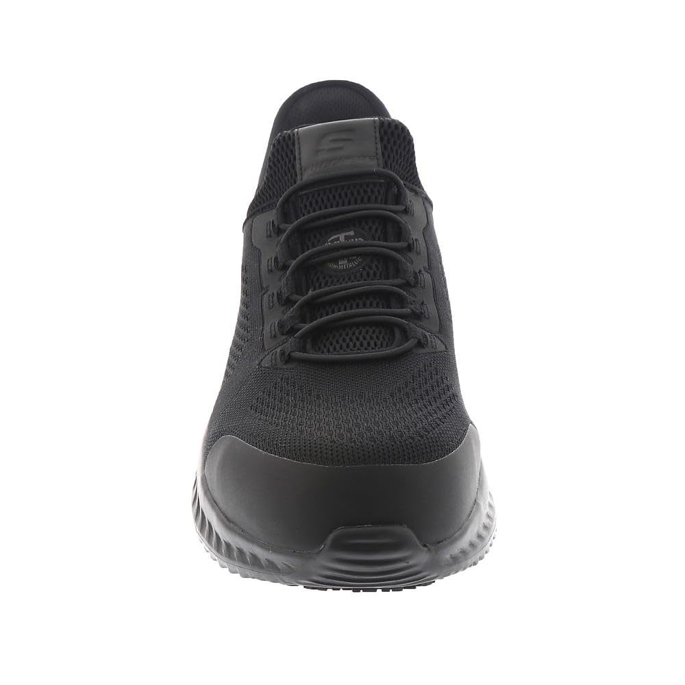 Skechers Men's Black Slip-Ins Construction Shoe Comp Toe Size 13