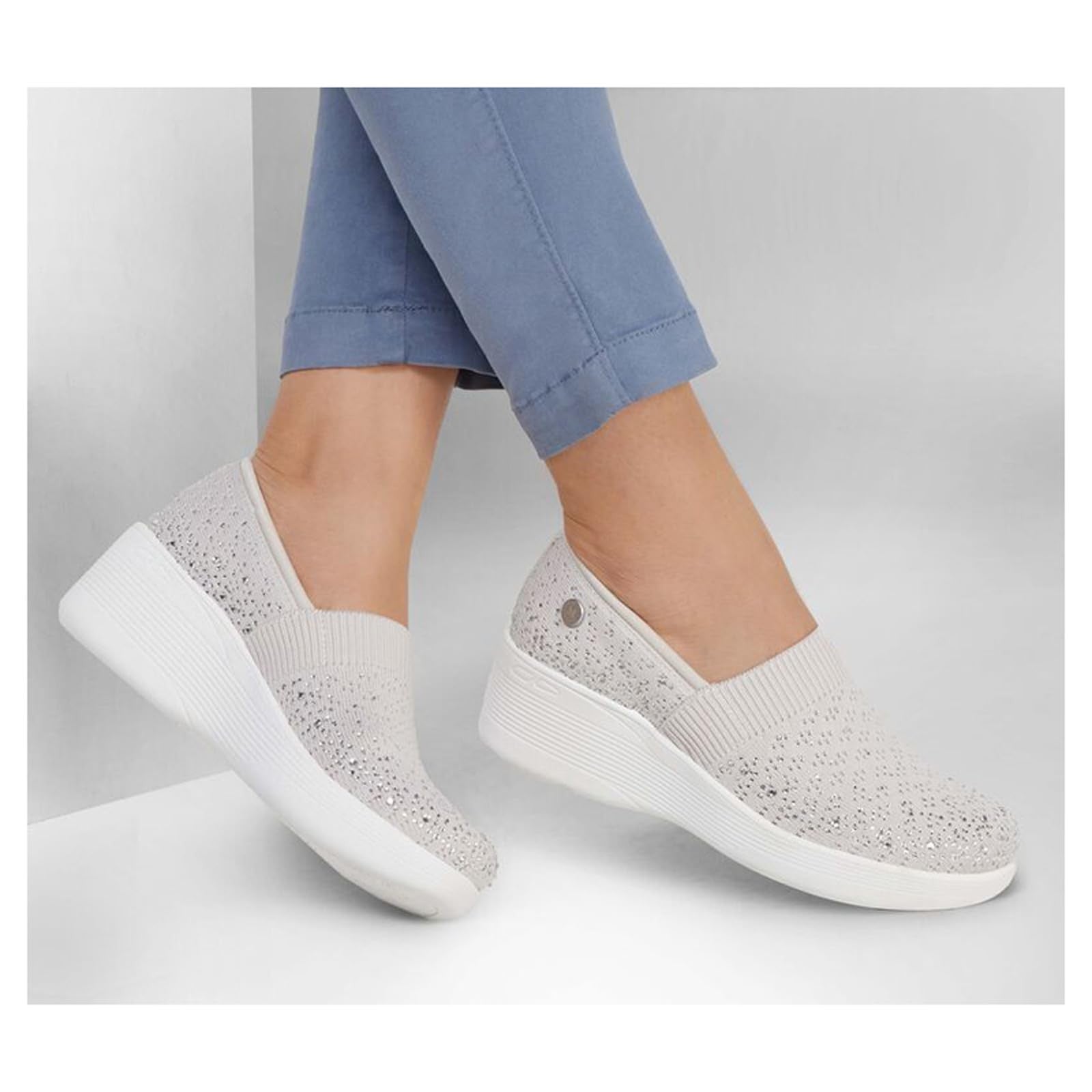 SKECHERS Women's Martha Stewart PIER LITE - Reflection,LGSL,7.5M