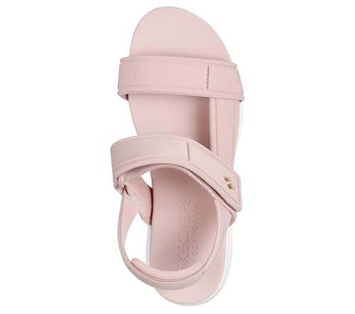 Skechers Women's UNO - SUMMER STAND2 T-strap sandal with Skech-Air, Blush, 8 M